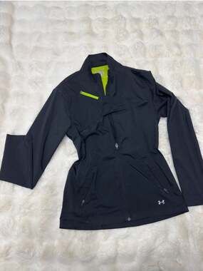Under Armour HeatGear Catalyst Semi-Fitted Running Jacket Women's Medium Black